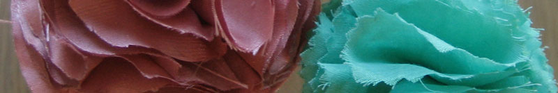 how to make fabric flowers