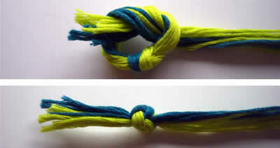 how to make friendship bracelets braiding knot 2