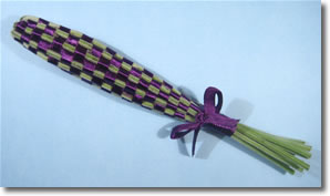 how to make lavender wands step 8