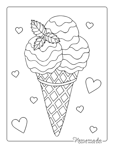 Desenhos Colorir Sorvete  Ice cream coloring pages, Summer coloring pages,  Coloring pages