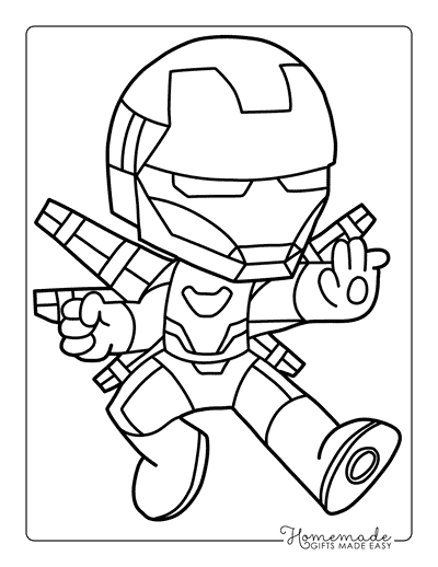 Iron Man Coloring Pages Easy Iron Man Mk 85 Battle Suit