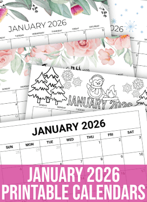 January calendar