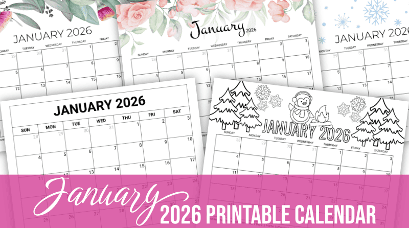 january calendar
