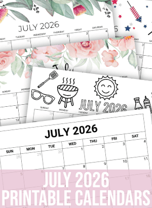 July calendar