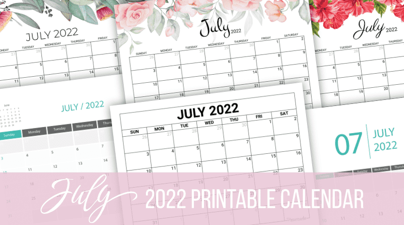 july calendar