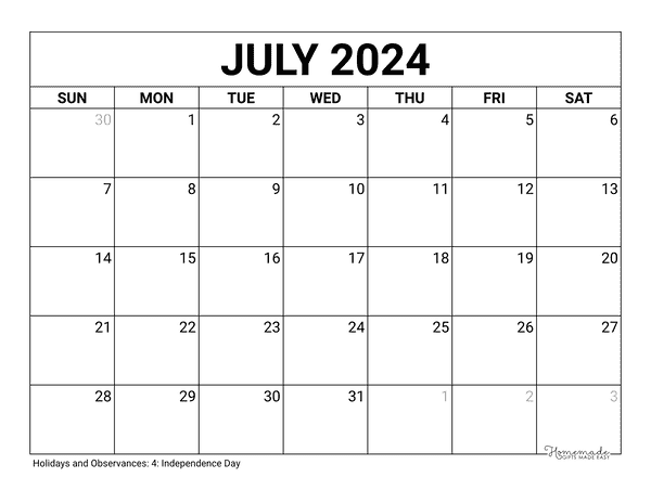 Free Printable Calendar 2024 Monthly July Dredi Ginelle