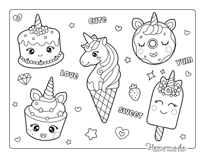 Kawaii Coloring pages for Kids 17264391 Vector Art at Vecteezy