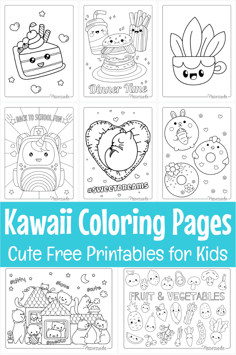 Printable Coloring Pages for Kids  Step by step drawing instructions