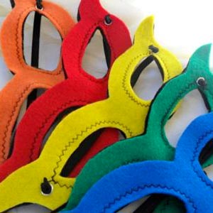 homemade valentine gifts - superhero mask