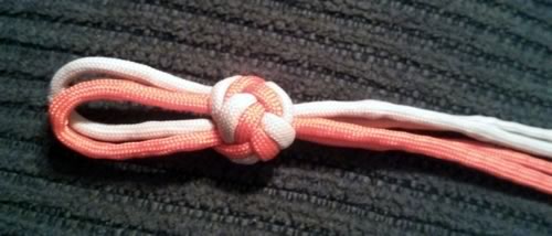 double lanyard knot with double loop