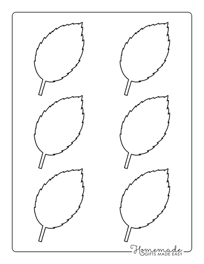 free leaf templates printable leaf outlines for kids crafts