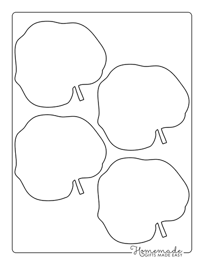 Leaf Template Round Small