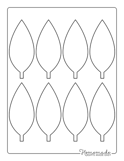 Free Leaf Templates Printable Leaf Outlines For Kids Crafts