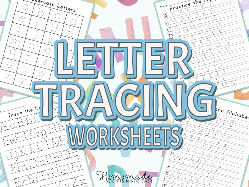 letter tracing worksheets