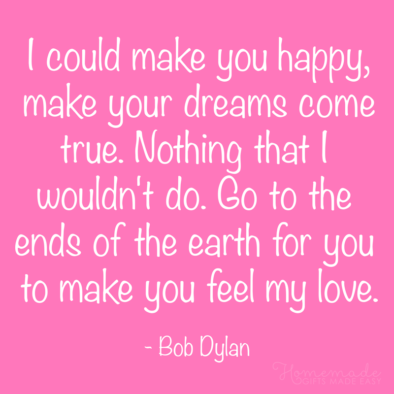 Quotes about Love : Love lyrics - To make you feel my love…