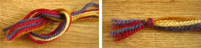 make a friendship bracelet step 2