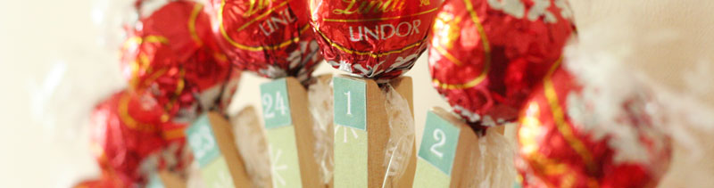 make your own advent calendar header