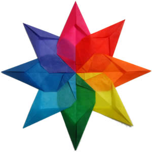 easy to make christmas decorations window star step 9