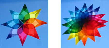 easy to make christmas decorations window star duo
