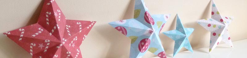 making christmas decorations 3d stars header