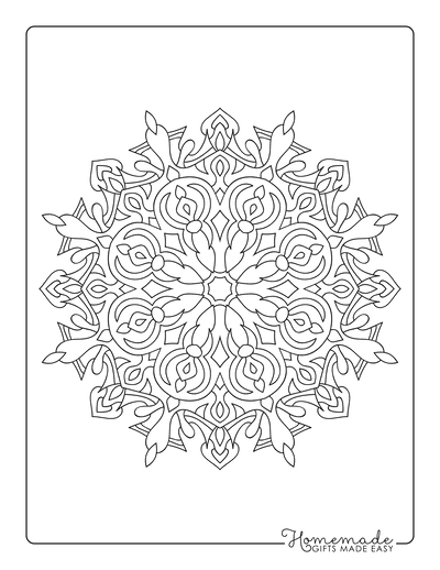 free printable mandala coloring pages