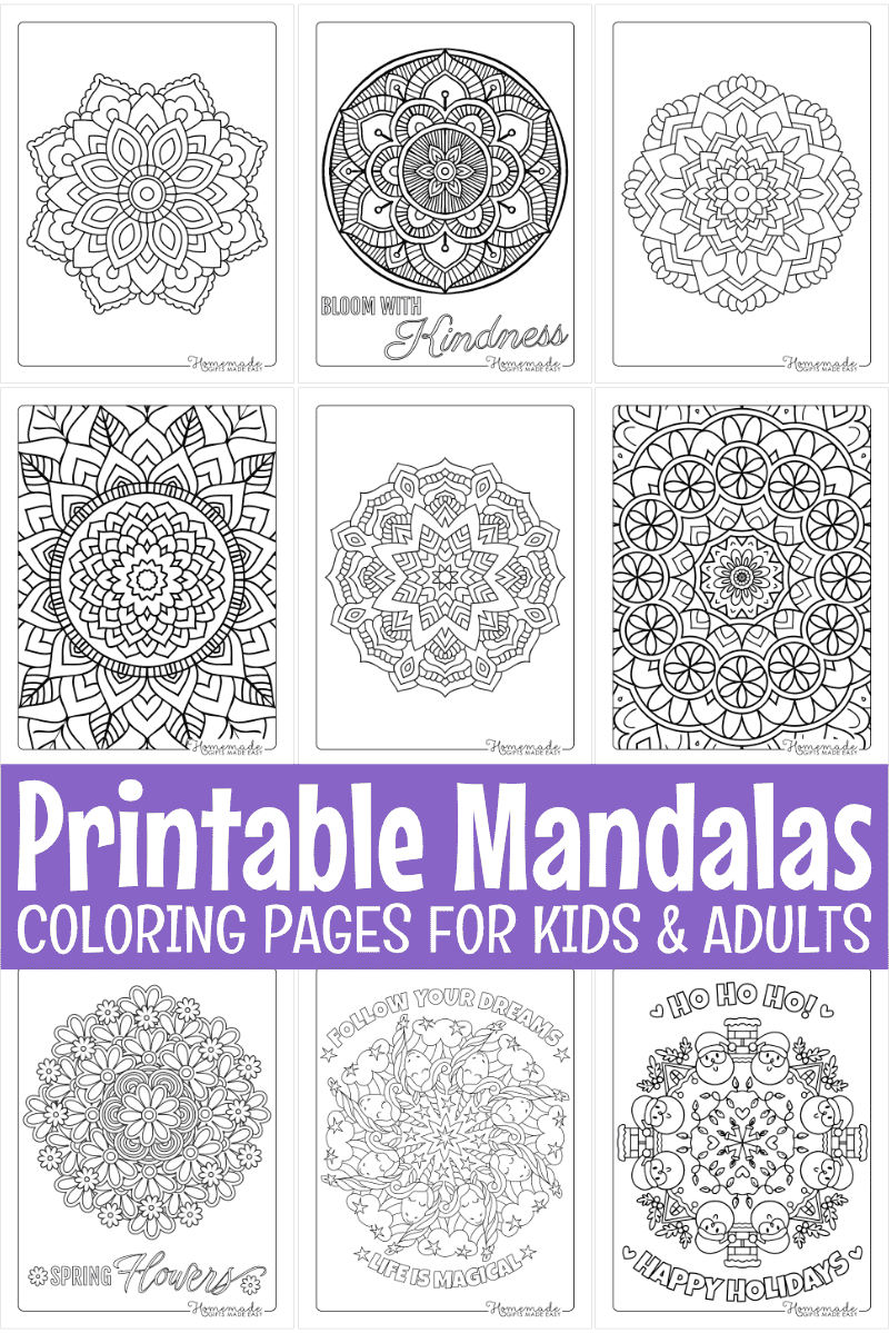 Mandala from free coloring books for adults - 28 - Mandalas Adult Coloring  Pages