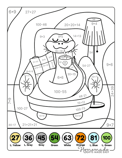 Math Coloring Pages Cozy Snake Math Color by Number