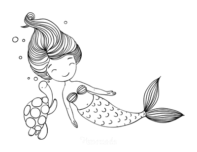 Download 57 Mermaid Coloring Pages Free Printable Pdfs