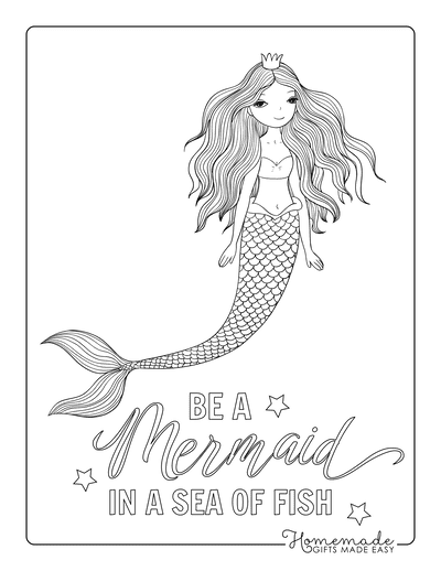 Premium Vector  Mermaid coloring pages for kids ages for 8-12