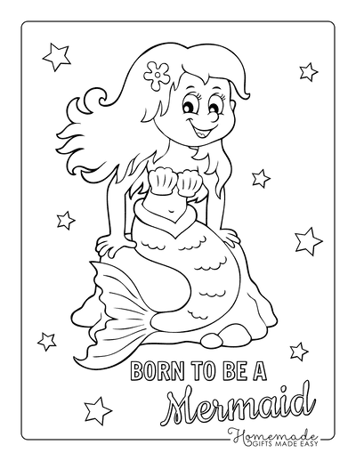 Dive into Creativity with Mermaid Coloring Pages - Fun Craft for Kids