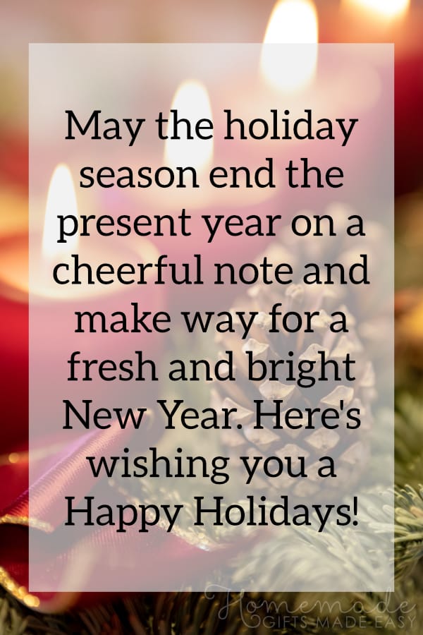 happy holidays wishes quotes christmas wishing merry wish holiday peace greetings cheerful team present fresh note way cares mondy