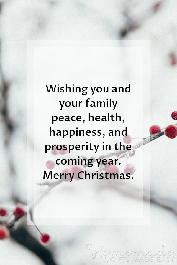 christmas greetings for family