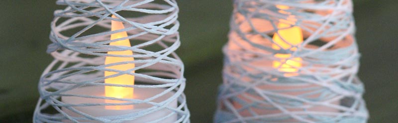 miniature christmas tree ornaments from string