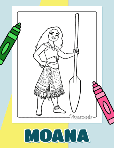Moana Coloring Pages