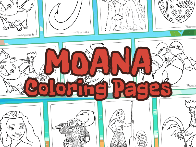 Free printable moana coloring pages for kids
