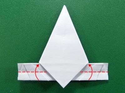modular money origami star step 6c