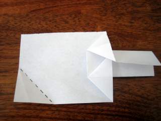 money origami christmas tree step 7