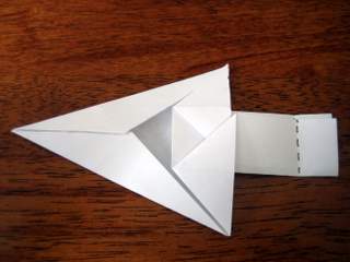 money origami christmas tree step 9