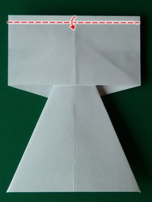 money origami dress step 6