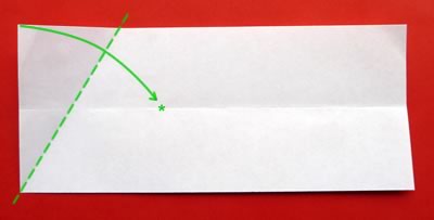 money origami star step 2