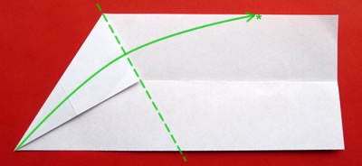money origami star step 3