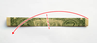simple money origami trouser step 4