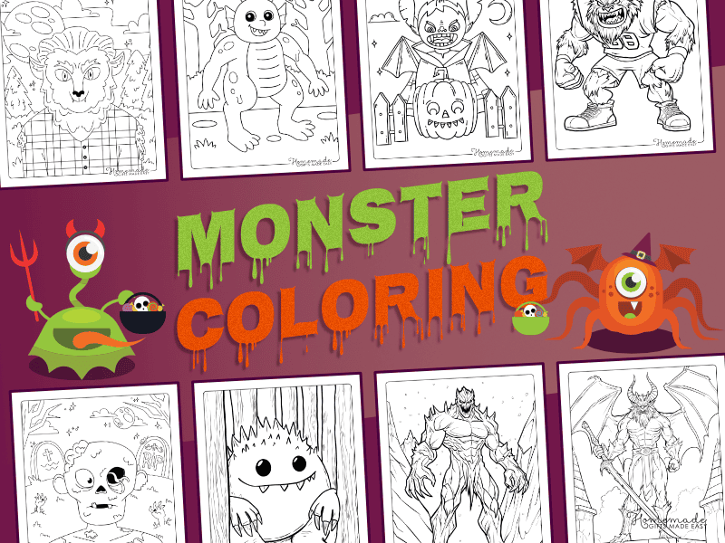 Monster Coloring Pages