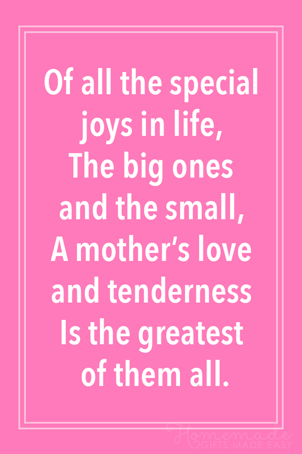 48 Best Mothers Day Poems For Sending To Your Mom 