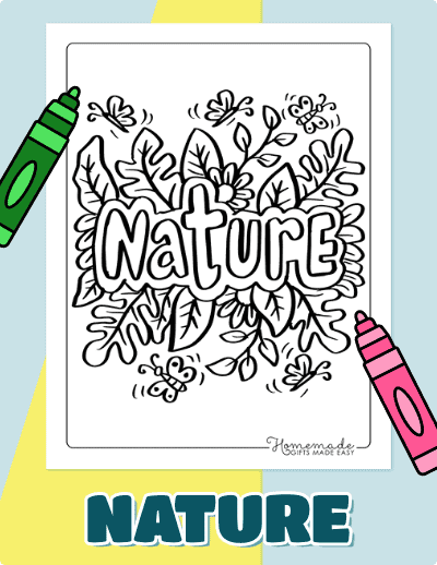Nature Coloring Pages