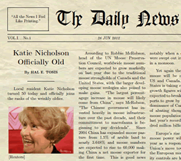 newspaper generator gag gift