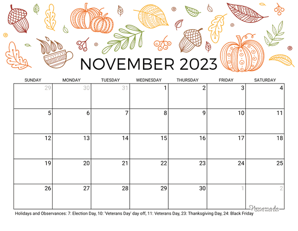 free-november-2023-calendar-template-with-holidays-eps-google-docs