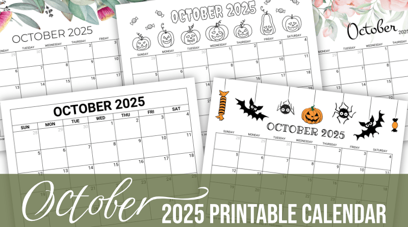October calendar