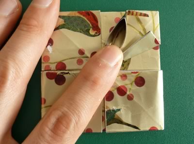 origami christmas ornaments step 10