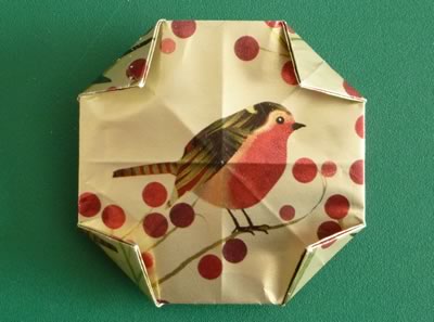 origami christmas ornaments step 11b